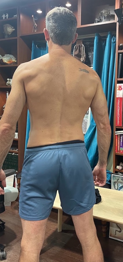 Example check-in photo, back view